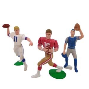 Starting Lineup Action Figure Lot Joe Montana 1990 Phil Simms '89 BJ Surhoff '88